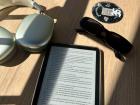Reading Iron Flame at a cafe
