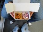 My brother and I picked up pastries from Fitzbillies, including their famous Chelsea bun. Fitzbillies has been making Chelsea buns in Cambridge for more than 100 years!