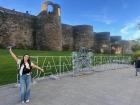  The Saint Froilan Festival lights! Can you see how big the city's ancient Roman walls really are?