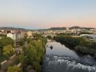 A moment to enjoy the sunset over the bridge during a nice jog around the city