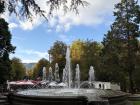One of the fountains in the San Francisco Park