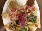 Trying Mexican food at Fosil in Prague