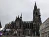 A side of view of the Cologne Cathedral in Cologne, Germany