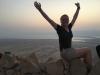 Incredible 4am hike to the top of Masada Fortress! 