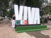 Me in the center of Tlaxcala ("Viva Mexico" means Long live Mexico!")