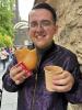 Celebrating Diada de Meritxell, the national day of Andorra which is celebrated by visiting a local basilica and having hot chocolate