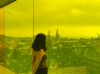 View of Aarhus, Denmark from ARoS 
