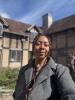 Standing outside of Shakespeare's childhood home in Stratford-upon-Avon.