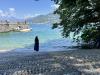 A view of Lake Como with the Alps in the distance, about an hour north of Milan.