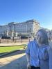 Me in front of Buckingham Palace!