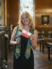 That's me! Holding a Polish flag!